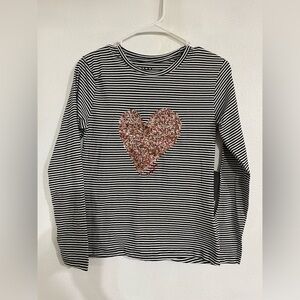 DKNY striped shirt, girls sizeXL NWT